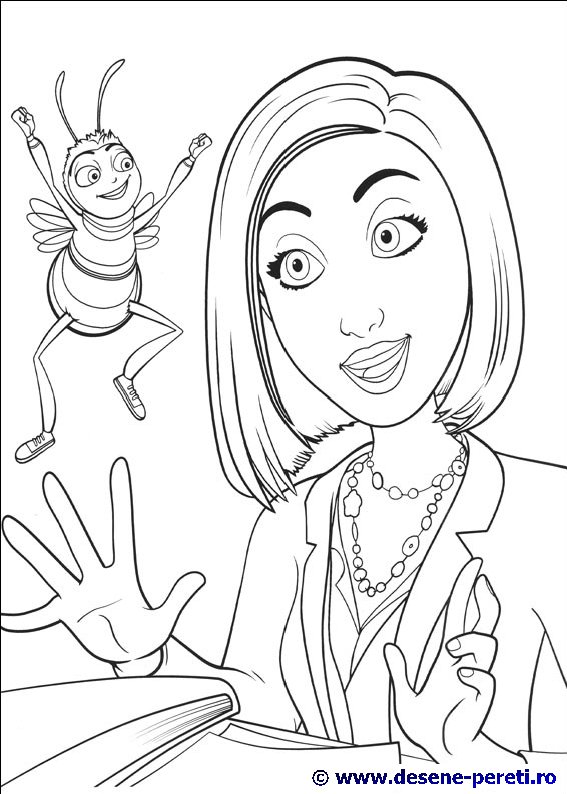 bee movie desene colorat